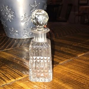 Vintage crystal perfume bottle